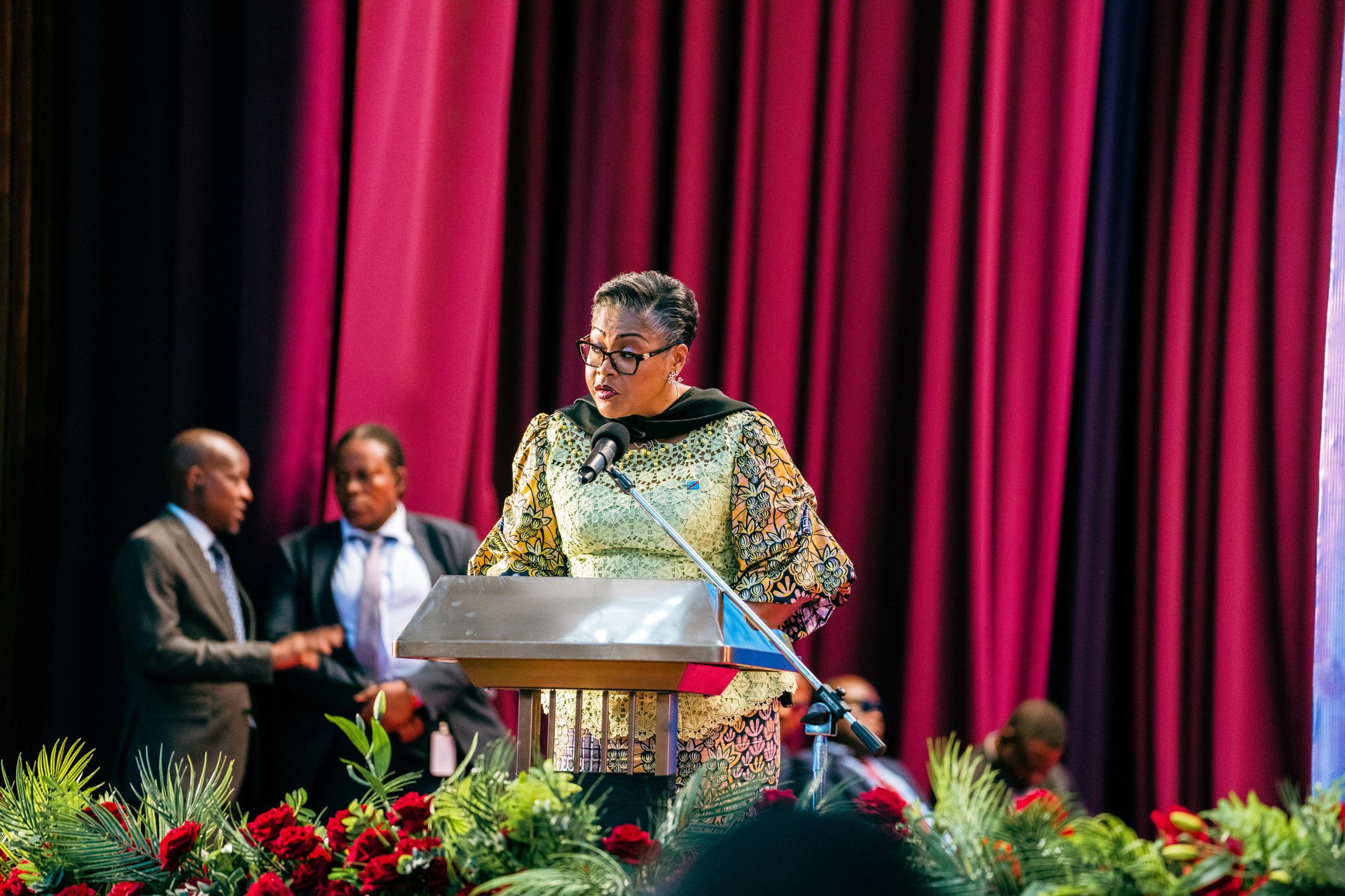 Forum national des droits humains I Judith Suminwa réaffirme l’engagement du Gouvernement