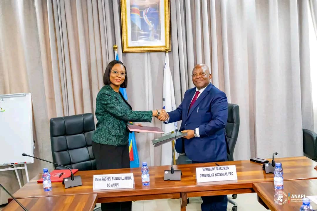 Signature d’un protocole de coopération entre la FEC et l’ANAPI : Un partenariat stratégique pour offrir à la RDC un environnement des affaires attractif, compétitif et propice à une croissance durable