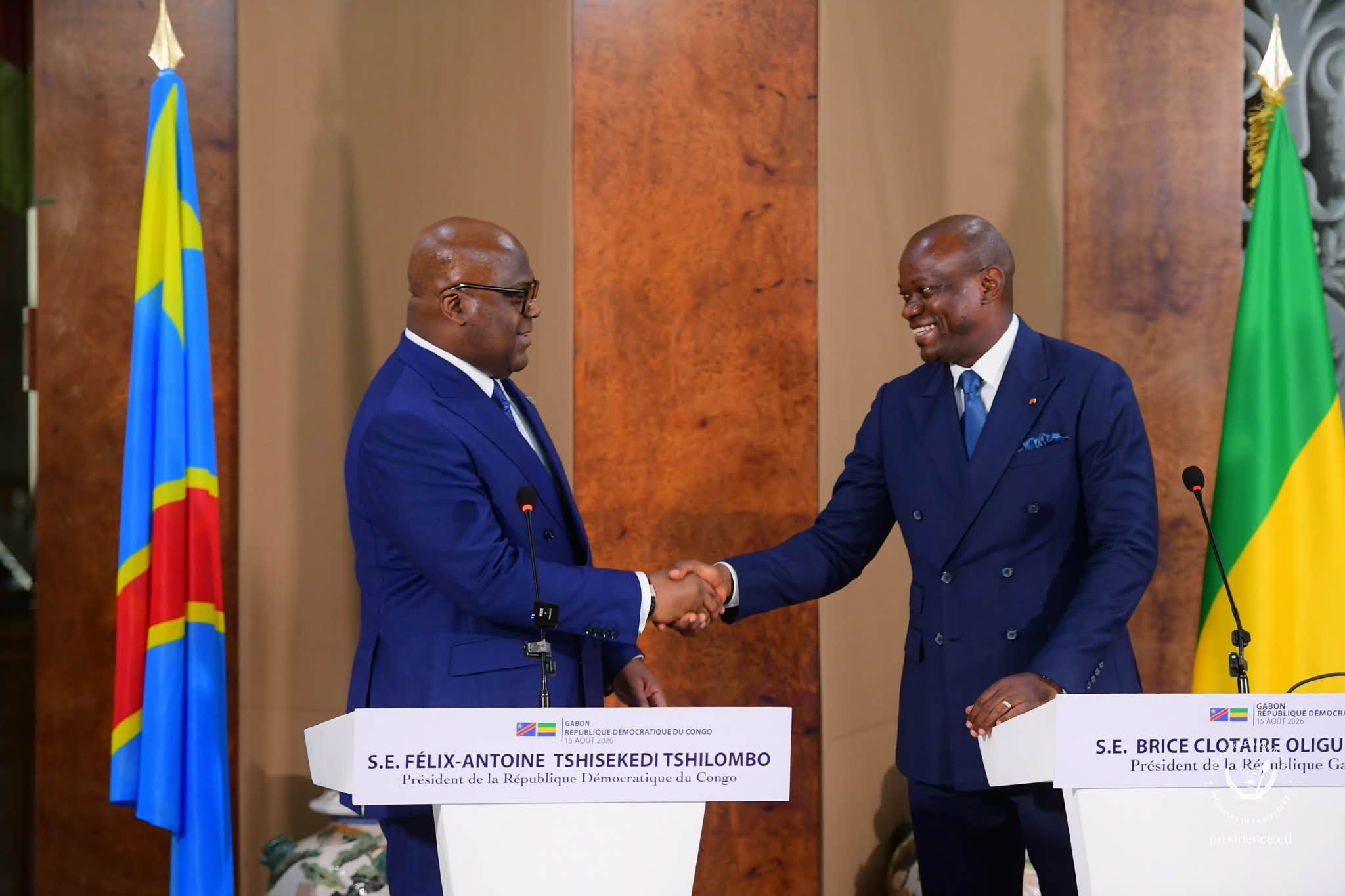 RDC–Gabon : Tshisekedi et Oligui Nguema renforcent la coopération bilatérale