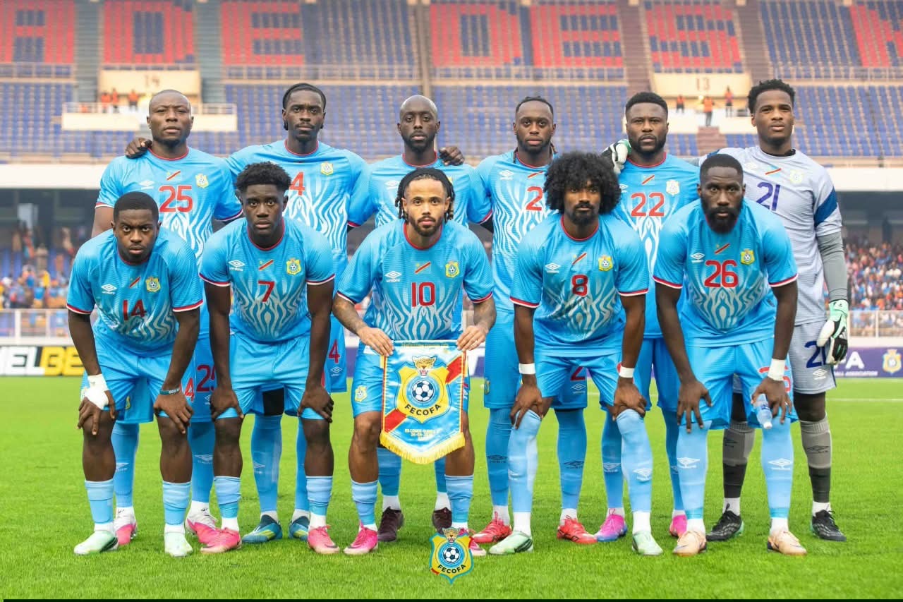 ‎Classement FIFA : La RDC intègre le Top 40 mondial et se hisse à la 7ᵉ place en Afrique